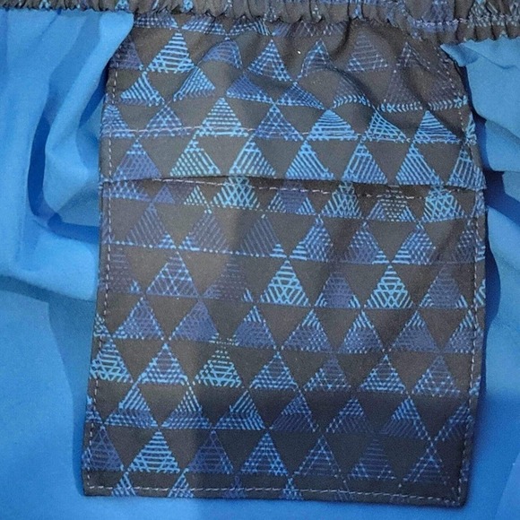 Eddie Bauer Travex Shorts Mens Large L Blue Stretch Drawstring Poly Nylon Cargo - Picture 7 of 12